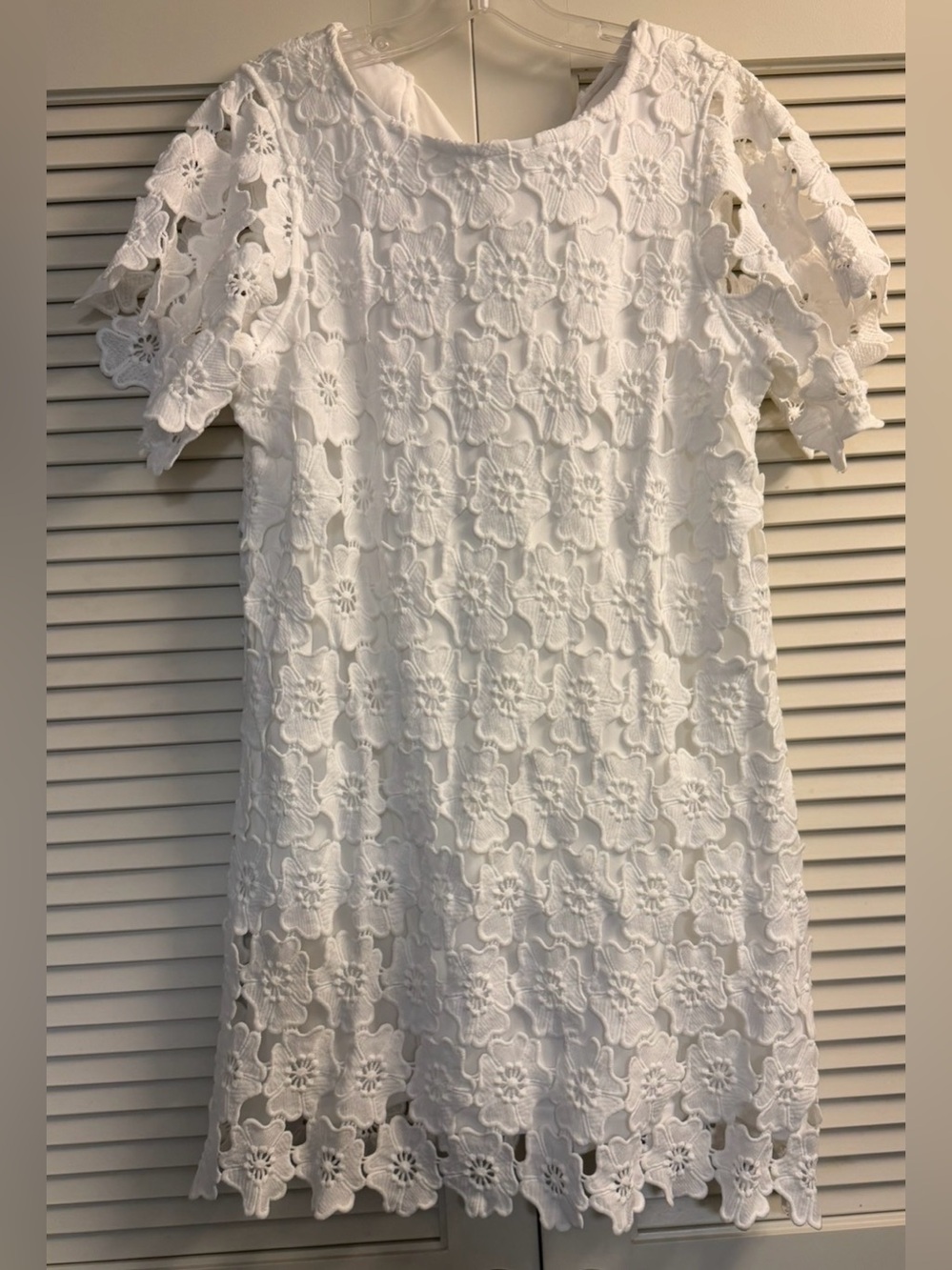 Umgee White Floral Eyelet Dress